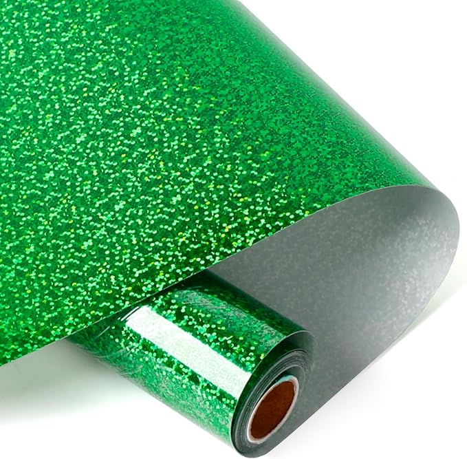 HTVRONT Holographic Glitter Permanent Vinyl, Silhouette by HTVRONT