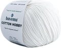 Cotton Hobby Yarn for Amigurumi Crochet & Knitting | 1.76 oz / 180 yds by buvemu
