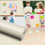 Inkspire Creme Bulletin Board Paper Roll, 14.8FTx47IN Large Reusable Waterproof - Image 5