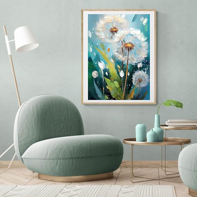 EIBEILI Diamond Art Kits for Adults, Dandelion Diamond Painting Kits for - Image 4