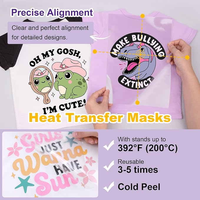 TECKWRAP Printable Heat Transfer Vinyl & Mask Sheets - Image 6