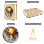 Wooden Puzzles for Adults, 3D Vision Inside Wooden Puzzles 500 Pieces, Unique - Image 4