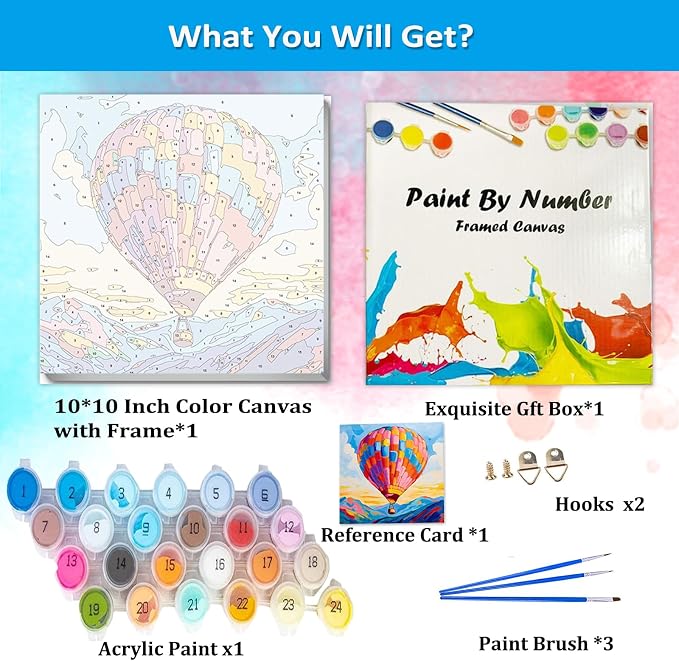 Artunion Framed Paint by Numbers Kit - Image 4