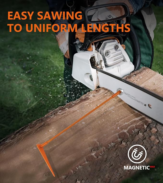 Firewood Measuring Tool, 1 Pack Magnetic Chainsaw Measuring Tool, Fire Wood - Image 4