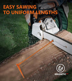 Firewood Measuring Tool, 1 Pack Magnetic Chainsaw Measuring Tool, Fire Wood - Image 4