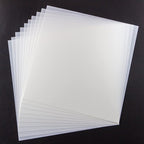 10PCS 7mil Blank Mylar Stencil Sheets, 12X12 inch Milky Translucent PET Blank by neglex