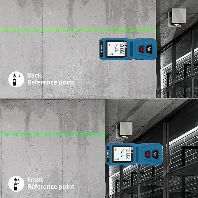Mini Green Laser Distance Meter 262Ft – Rechargeable Digital Measuring Tool - Image 6