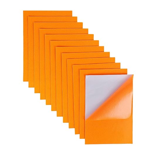 Jtnohx Self Adhesive Felt Sheets, 12 Pieces Felt Fabric by Jtnohx