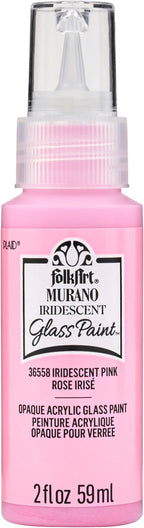 FolkArt Murano Iridescent Acrylic Glass Paint, 2 fl oz by FolkArt