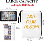 Custom Card Binder 1080 Pocket, DIY Anime Sports Cover Design, Portable - Image 4