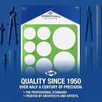 ALVIN, Large Circles Guide Template, Drawing and Drafting Tool - Image 8