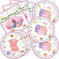 40Pcs Sleepover Party Supplies for Girls Pajama Birthday Plates and Napkins by Unknown