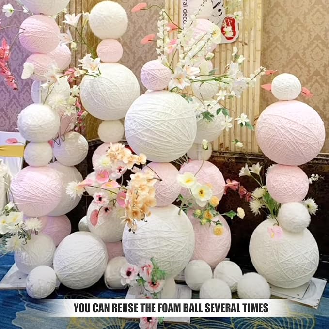 Styrofoam Balls 8 Inch, DIY Craft Giant Foam Ball - Image 6