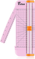 Firbon Pink A5 Paper Cutter, Straight Small Paper Trimmer by Firbon