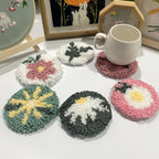 Avtytsda 6PCS Punch Needle Coaster Kit, Easy Punch Needle DIY Embroidery Set - Image 5
