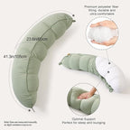 Peallow – Long Round Body Pillow - Image 3