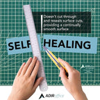 Adir Corp. Professional Self Reversible Healing Cutting Mat, 36 by 48-Inch - Image 2