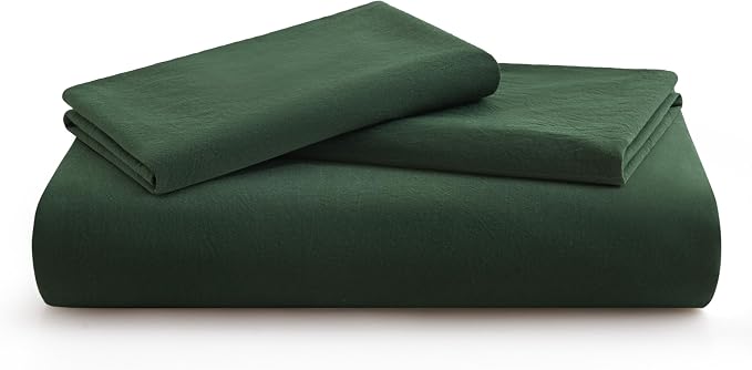 LOVQUE Bedding Duvet Cover Queen Size, 100% Washed Cotton Linen Like Natural - Image 7