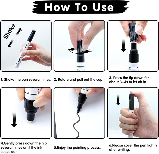 Artsunlvy Permanent Paint Pens Paint Markers - Image 5