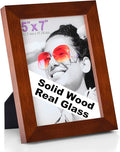 RPJC 5x7 Picture Frames Made of Solid Wood High Definition Glass by RPJC