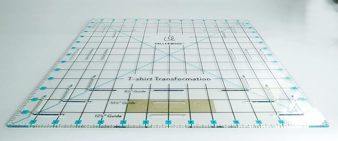 Not Overpriced T-Shirt Alignment Transformation Ruler 14x14inches. Turn Any Old - Image 3