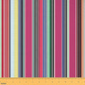 Boho Stripes Fabric by The Yard, Colorful Ethnic Mexican DIY Art Fabric by CastleFairy