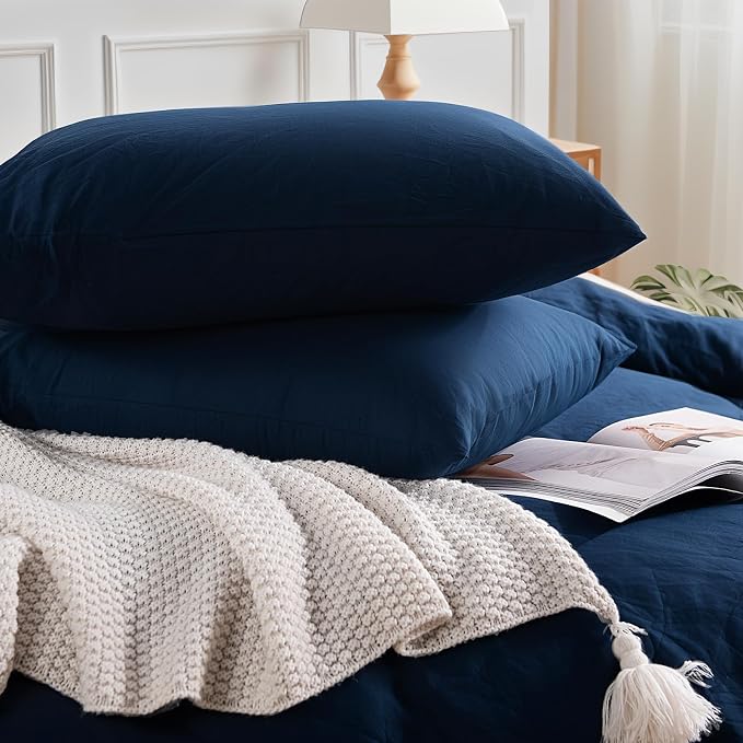 NEXHOME PRO Queen Duvet Cover Set, 100% Certified Organic Cotton - Image 5
