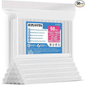 EZUVITA 50-Pack Full Size Hot Glue Sticks, 0.43” Dia x 6” Long | Clear by EZUVITA