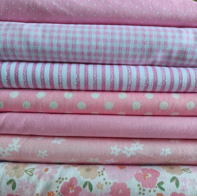 Cotton Fabric DIY Making Supplies Quilting Patchwork Fabric Fat Quarter Bundles by LMAEZNER