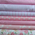 7PCS 9.8" x 9.8" Quilting Fat Quarters Fabric Bundles, by Unknown