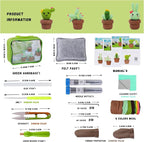 LOKUNN Needle Felting Kit, Cactus Needle Felting Starter Kit, Felting Supplies - Image 2