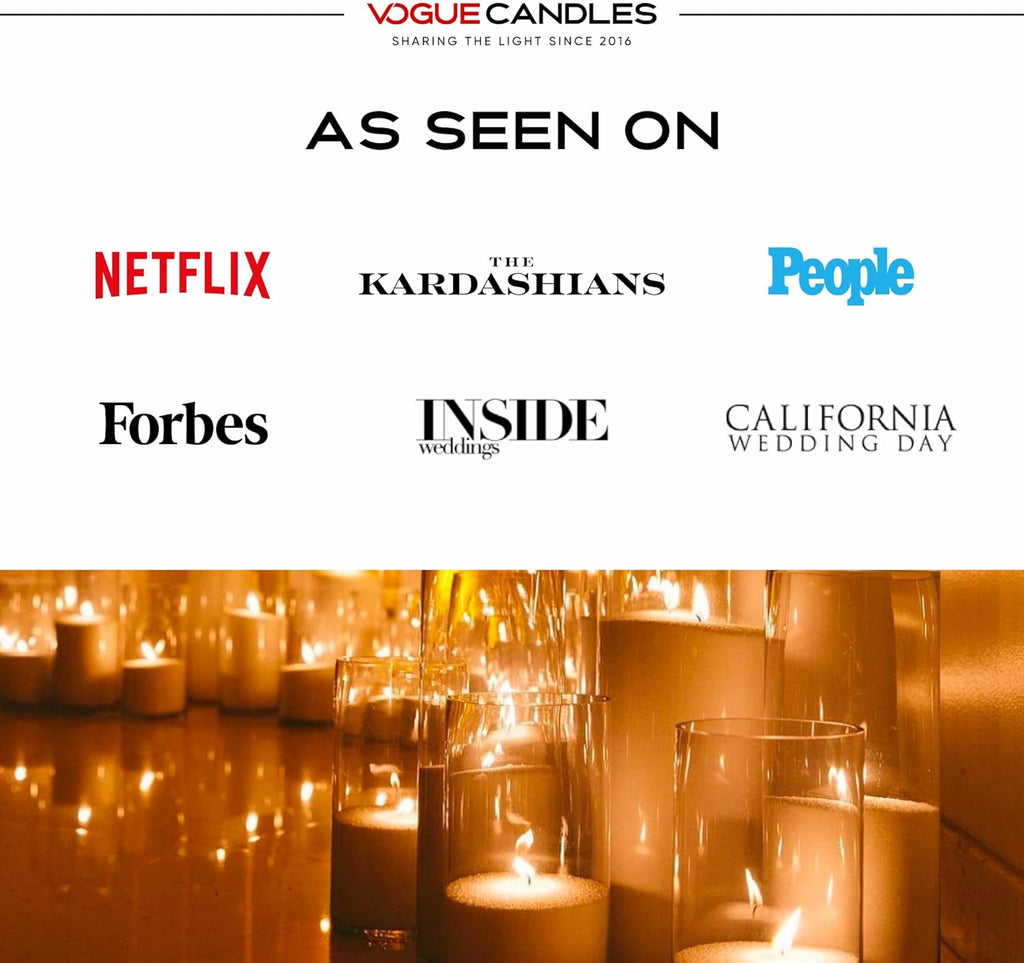 Vogue Candles 5LB Candle Sand with 50 Wicks | Bulk Refillable Plant-Based Granules for Custom Candle Making | Unscented, Clean Burn, Smoke-Free, Vegan Candle Refill Kit- Black