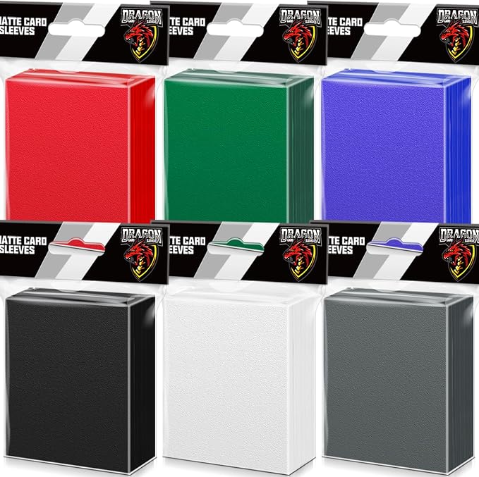 600PCS Card Sleeves for Collectable Gaming Cards, Matte Card Protectors Sleeves by Kitoyz