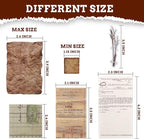 GNILLKO 445 PCS Vintage Scrapbook Paper Journaling Scrapbooking Supplies Kit - Image 7