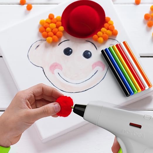 Mini Hot Glue Sticks in Vibrant Colors, 0.27" Diameter and 4" Long Hot Melt - Image 6