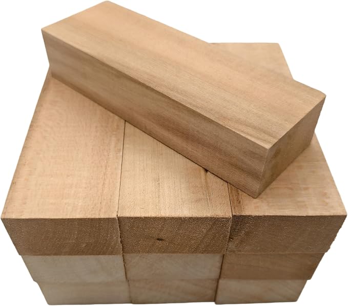 10PCS Basswood Carving Blocks, Whittling Wood Carving Kit, Unfinished Wooden - Image 2