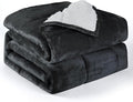 Alomidds Sherpa Fleece Weighted Blanket, Twin 15lbs Adult Weighted Blankets by Alomidds