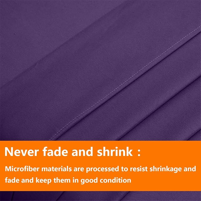 TAIMIT Purple Full Size Comforter Set - Image 7