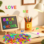 1440 Pcs Foam Letter Stickers, 10 Colors 1 Inch 3D Self-Adhesive EVA ABC - Image 6