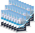 Acrylic Sign Holder 4x6, 21 Pack Clear Table Menu Vertical Double Sided Display by Unknown
