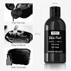 Nicpro Black Fabric Paint, 8.45 oz Fabric Paint - Image 2