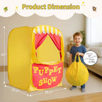 Alvantor® Pop Up Puppet Show Theater & Lemonade Stand, Pretend Playhouse Kids - Image 4