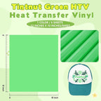Tintnut Bouquet Green Heat Transfer Vinyl, easy cut & weed, stretch washable - Image 2