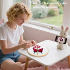 Butterfly Rose Embroidery Kits for Beginners Adults, Valentine's Day Hand - Image 2