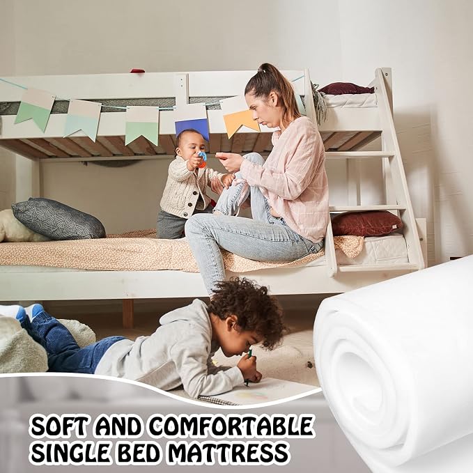 Amylove 1 Pack Polyurethane Foam 1" x 24" x 96" High Density Cushion Upholstery - Image 7