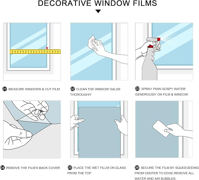 DKTIE Retro Leaves Pattern Two-Way Window Film Privacy Day and Night Window - Image 9