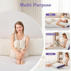HOMELAB Adjustable Shredded Memory Foam Body Pillow Bundle - Image 6