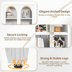 47"H Metal Display Cabinet - Image 4