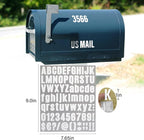 810 Pieces 10 Sheets Letter Stickers, Self Adhesive Vinyl Waterproof Mailbox - Image 2