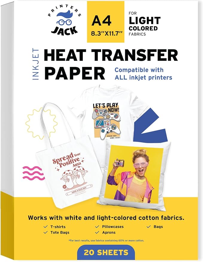 Printers Jack Iron-On Heat Transfer Paper by PrintersJack